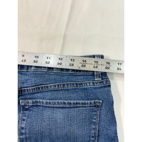 NYDJ Jeans Womens 14 Medium Wash Denim Made In USA Straight Leg - Picture 6 of 10